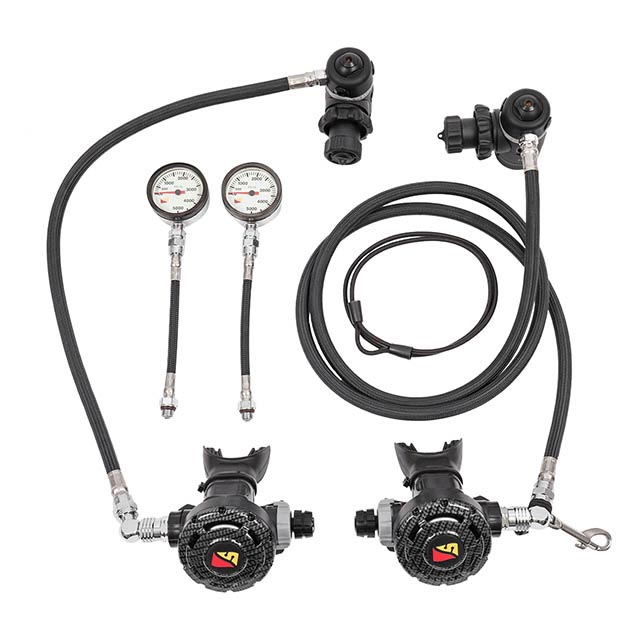 Dive rite Nomad XT Regulator set for side mount New Zealand Sea